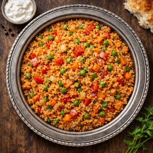 Vegetable Bulgur Pilaf (Sebzeli Bulgur)
